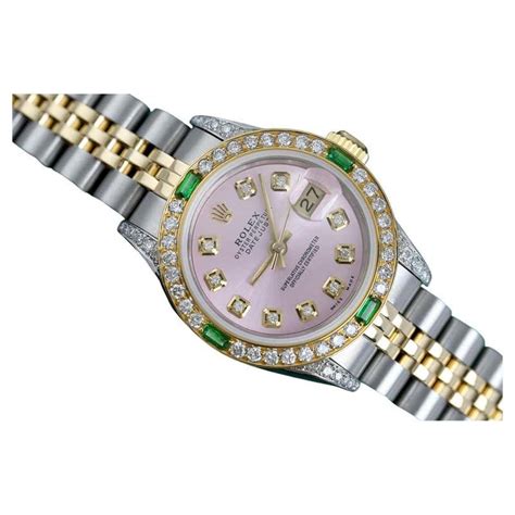 green face rolex for sale|rolex green face women.